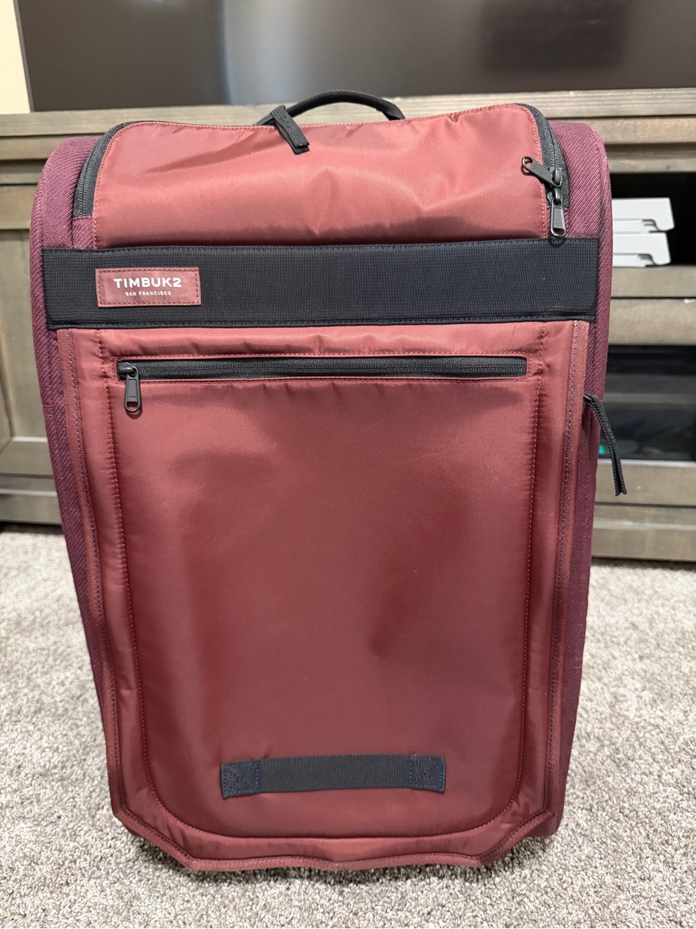 Timbuk2 Burgundy Copilot Carry-On Roller